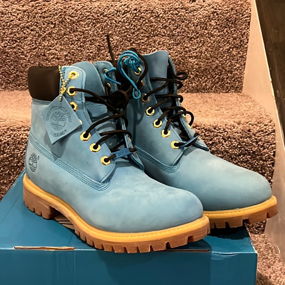 Timberland x DTLR Oceans Dresden Blue 6” Premium Boots new Mens Size 10